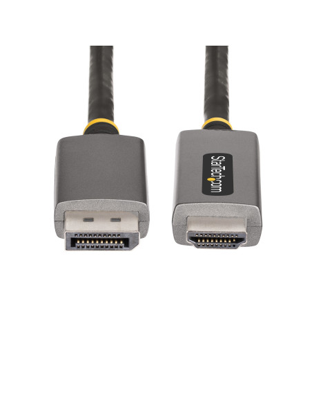 StarTech.com Cavo adattatore DisplayPort HDMI da 2 m, 8K 60Hz, 4K 144Hz, HDR10, Convertitore video attivo da DisplayPort 1.4 a H