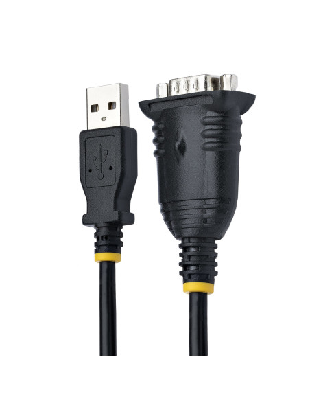 StarTech.com Cavo Adattatore USB a Seriale 1 m - Convertitore da USB a Seriale con Porta COM, Cavo USB Seriale RS232/DB9 Maschio