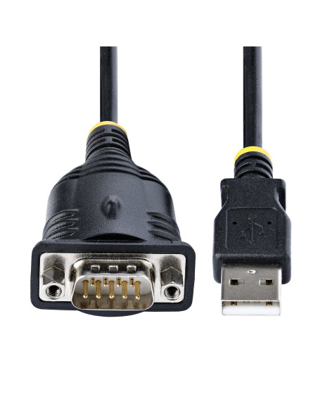 StarTech.com Cavo Adattatore USB a Seriale 1 m - Convertitore da USB a Seriale con Porta COM, Cavo USB Seriale RS232/DB9 Maschio