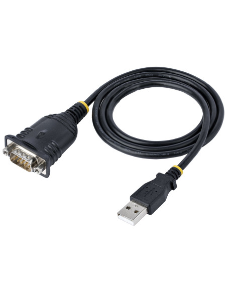 StarTech.com Cavo Adattatore USB a Seriale 1 m - Convertitore da USB a Seriale con Porta COM, Cavo USB Seriale RS232/DB9 Maschio