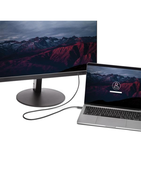 StarTech.com Cavo adattatore USB C a HDMI da 2m - Cavo video USB tipo C a HDMI 2.0 - Compatibile con Thunderbolt 3 - USB Type C 