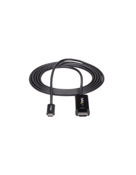 StarTech.com Cavo adattatore USB C a HDMI da 2m - Cavo video USB tipo C a HDMI 2.0 - Compatibile con Thunderbolt 3 - USB Type C 