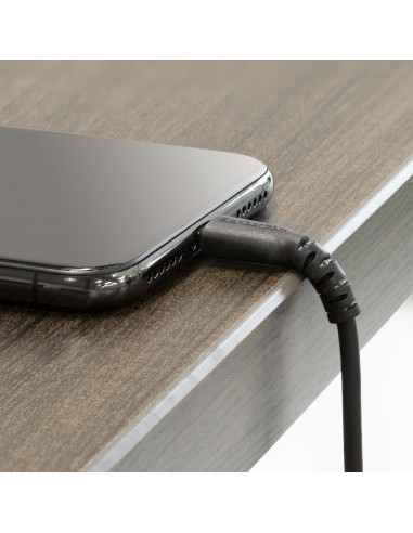 StarTech.com Cavo da USB-A a Lightening bianco da 1m di colore nero - Robusto e resistente cavo di alimentazione/sincronizzazion