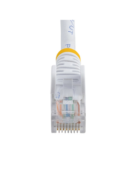 StarTech.com Cavo di Rete da 10m Bianco Cat5e Ethernet RJ45 Antigroviglio