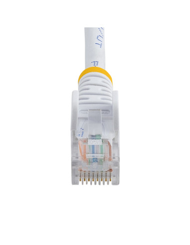 StarTech.com Cavo di Rete da 5m Bianco Cat5e Ethernet RJ45 Antigroviglio