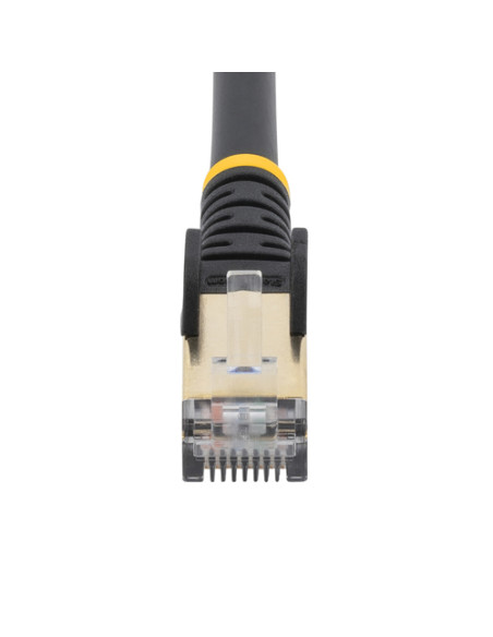 StarTech.com Cavo di Rete Ethernet Cat6a - Cavo Schermato STP da 1m - Nero