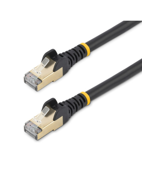 StarTech.com Cavo di Rete Ethernet Cat6a - Cavo Schermato STP da 1m - Nero