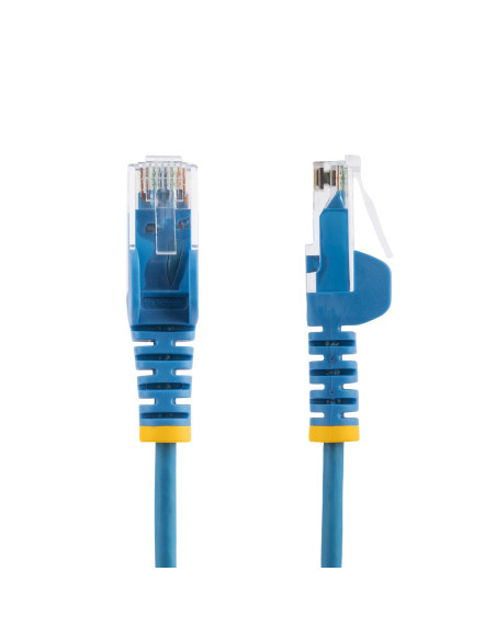 StarTech.com Cavo di Rete Ethernet Snagless CAT6 da 3m - Cavo Patch antigroviglio slim RJ45 - Blu