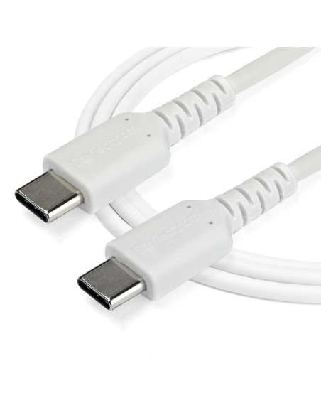 StarTech.com Cavo di Ricarica USB-C da 1m - Resistente Cavetto USB-C di Ricarica Veloce e Sync da USB 2.0 a USB Type C - Rivesti