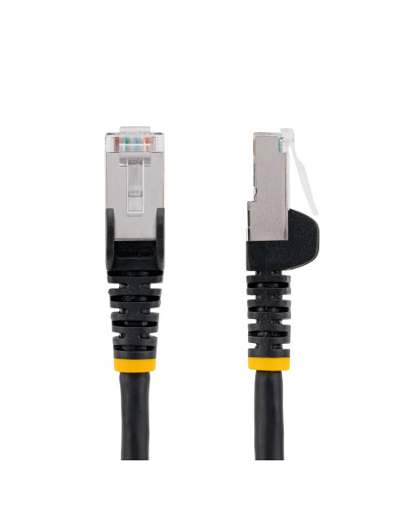 StarTech.com Cavo Ethernet CAT 6a - 1,5m - Nero - Cavo di rete LAN Low Smoke Zero Halogen (LSZH) - 10GbE 500MHz 100W PoE++ - Fil