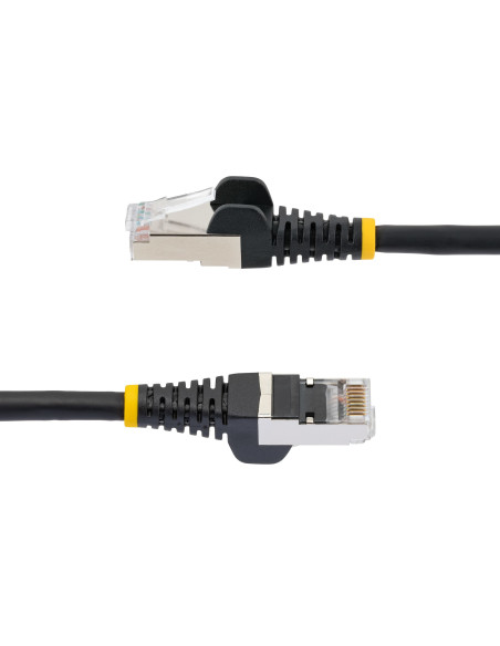 StarTech.com Cavo Ethernet CAT 6a - 1,5m - Nero - Cavo di rete LAN Low Smoke Zero Halogen (LSZH) - 10GbE 500MHz 100W PoE++ - Fil