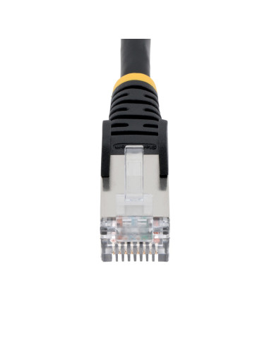 StarTech.com Cavo Ethernet CAT 6a - 1,5m - Nero - Cavo di rete LAN Low Smoke Zero Halogen (LSZH) - 10GbE 500MHz 100W PoE++ - Fil