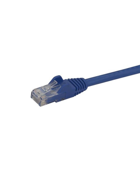 StarTech.com Cavo patch CAT6 1,5 m - Filo di rame al 100% - Connettore antistrappo - Blu