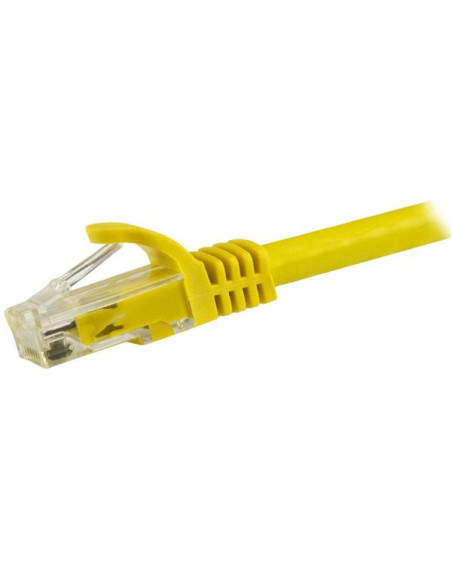 StarTech.com Cavo patch CAT6 1,5 m - Filo di rame al 100% - Connettore antistrappo - Giallo