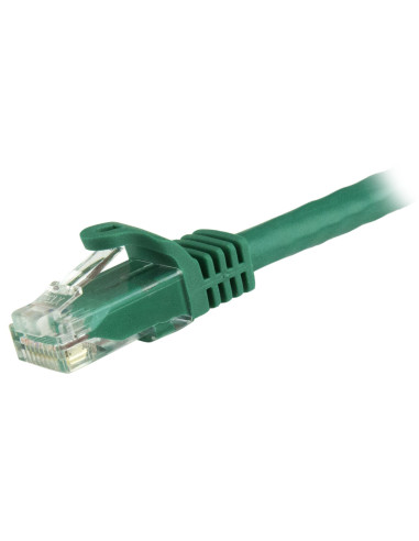 StarTech.com Cavo patch CAT6 1,5 m - Filo di rame al 100% - Connettore antistrappo - Verde