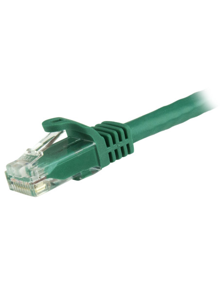 StarTech.com Cavo patch CAT6 1,5 m - Filo di rame al 100% - Connettore antistrappo - Verde