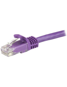 StarTech.com Cavo patch CAT6 1,5 m - Filo di rame al 100% - Connettore antistrappo - Viola 2