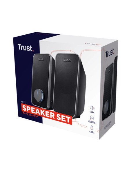 Trust 20179 altoparlante Nero Cablato 14 W