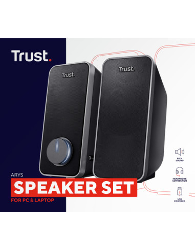 Trust 20179 altoparlante Nero Cablato 14 W