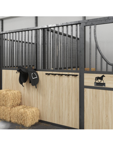 Gancio per Briglia per 5 Briglie Nero in ferro