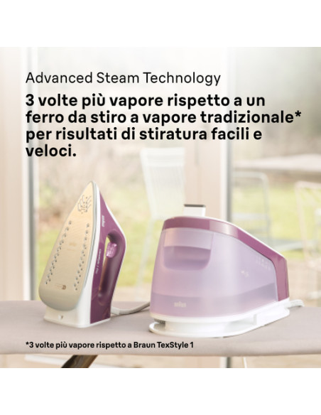 Braun CareStyle 1 Pro Ferro da stiro con caldaia IS1514VI