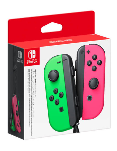 Nintendo Joy-Con Nero, Verde, Rosa Bluetooth Gamepad Analogico/Digitale Nintendo Switch