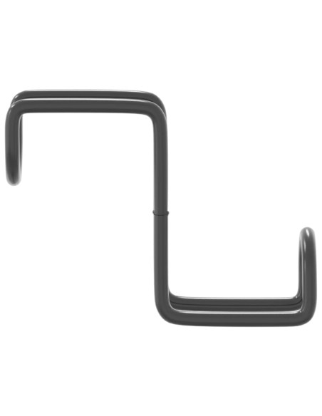 Supporti Briglie 3 pz in Acciaio Nero