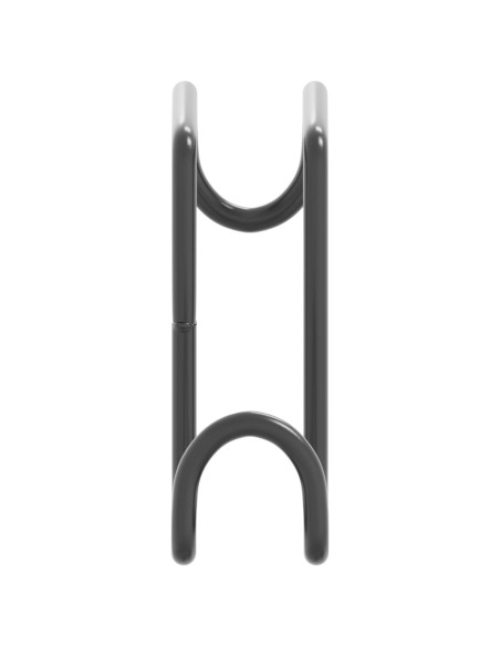 Supporti Briglie 3 pz in Acciaio Nero