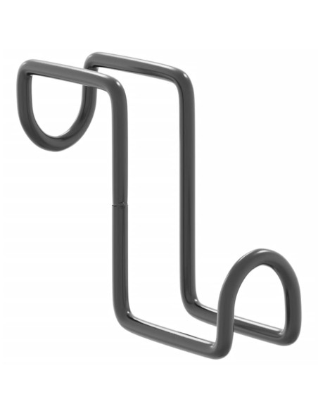 Supporti Briglie 3 pz in Acciaio Nero