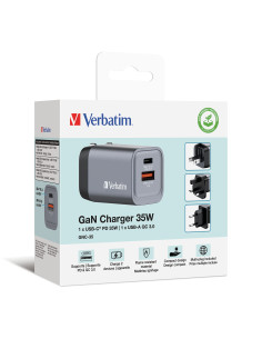 Verbatim GNC-35 Universale Nero, Grigio AC Ricarica rapida Interno 2