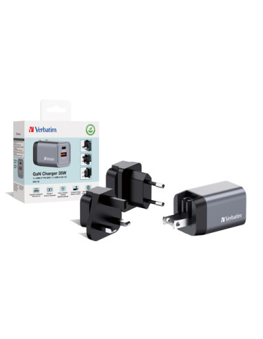 Verbatim GNC-35 Universale Nero, Grigio AC Ricarica rapida Interno