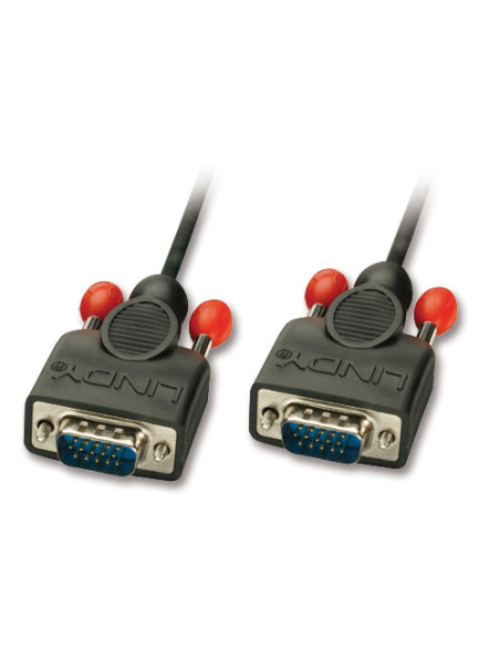 Lindy 2m HD15 cavo VGA VGA (D-Sub) Nero