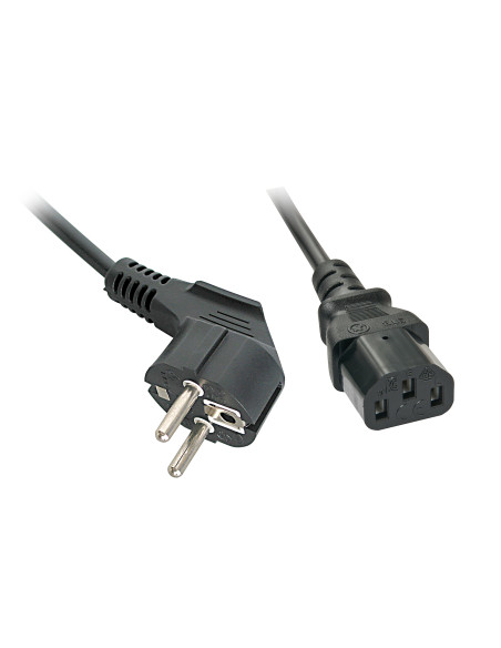 Lindy 30337 cavo di alimentazione Nero 5 m CEE7/7 Accoppiatore C13