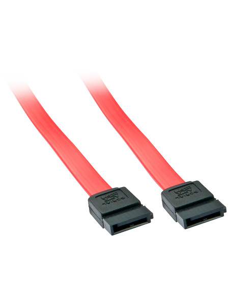Lindy 33323 cavo SATA 0,2 m SATA 7-pin Rosso