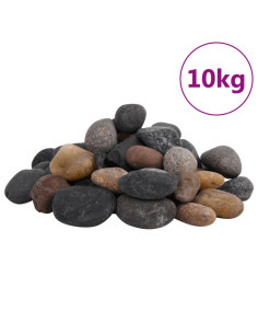 Ciottoli Levigati 10 kg Colore Misto 5-8 cm 2