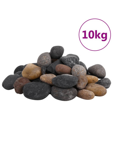 Ciottoli Levigati 10 kg Colore Misto 5-8 cm