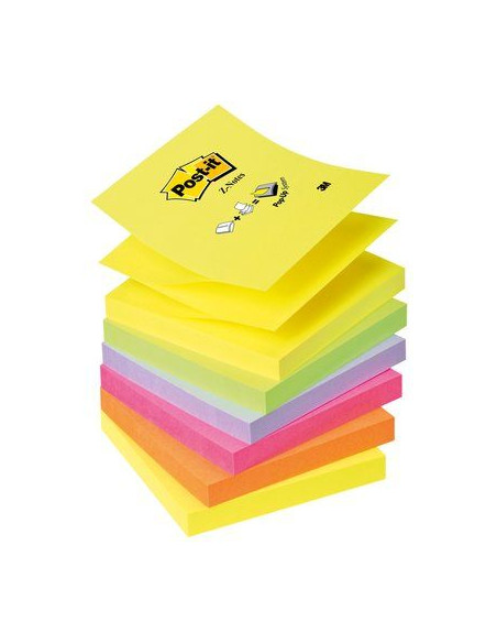3M R330NRB pouch autoadesiva Quadrato Multicolore 100 fogli Autoadesivo