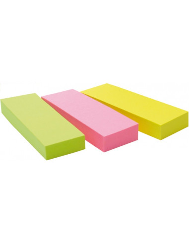 3M 671-3 pouch autoadesiva Rettangolo Verde, Rosa, Giallo 100 fogli Autoadesivo