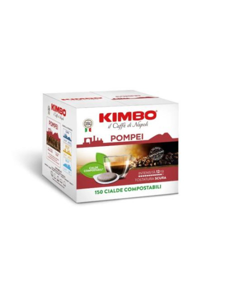 KIMBO POMPEI 150 CIALDE COMPOSTABILI ESE 44MM