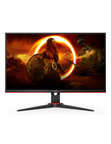 AOC G2 24G2SPAE/BK LED display 60,5 cm (23.8") 1920 x 1080 Pixel Full HD Nero, Rosso