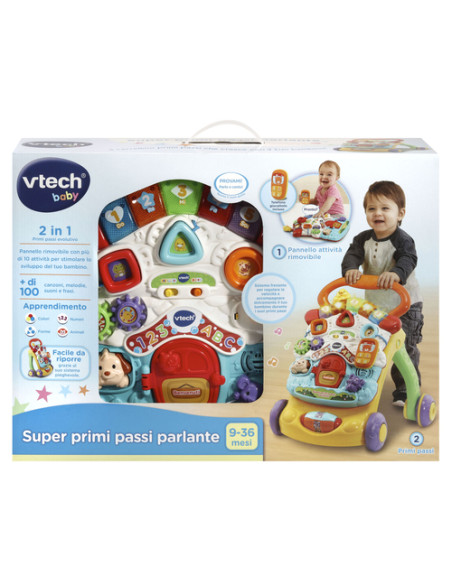 VTech Baby Super Primi Passi Parlante 2 in 1