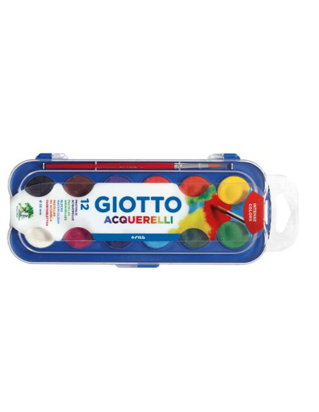 ACQUERELLI GIOTTO 12 COL. ASSORTITI