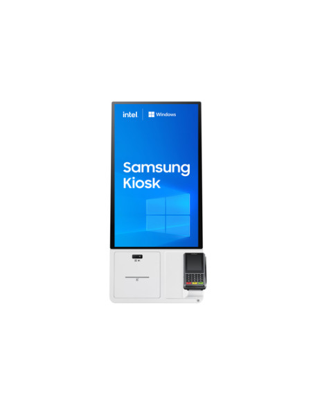 Samsung KM24C-3 Design chiosco 61 cm (24") LED 250 cd/m² Full HD Bianco Touch screen Processore integrato Windows 10 IoT Enterp