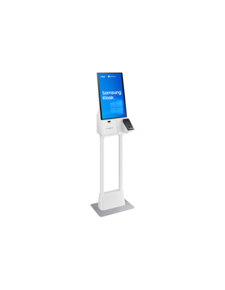 Samsung KM24C-3 Design chiosco 61 cm (24") LED 250 cd/m² Full HD Bianco Touch screen Processore integrato Windows 10 IoT Enterp