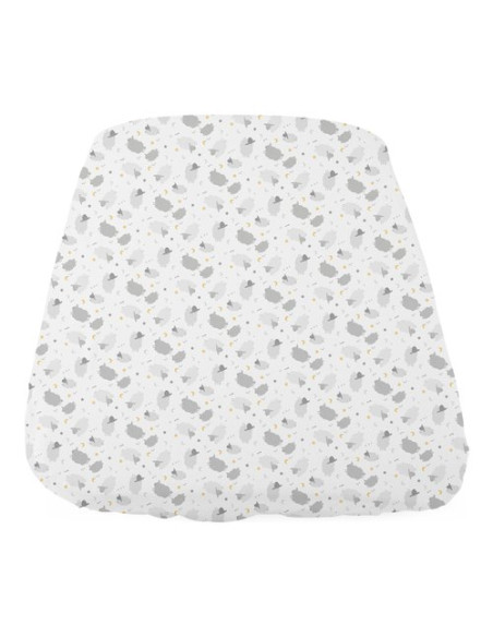 Lenzuola culla Chicco 09 0722910990 FOREVER Set 2 Pezzi Grey sheep Gre