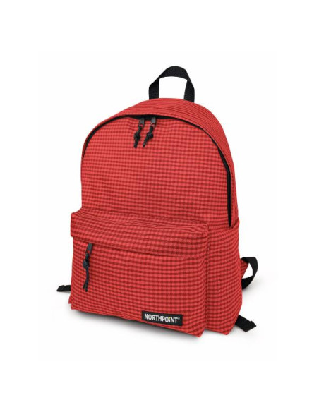 ZAINO NORTHPOINT QUADRI ROSSO