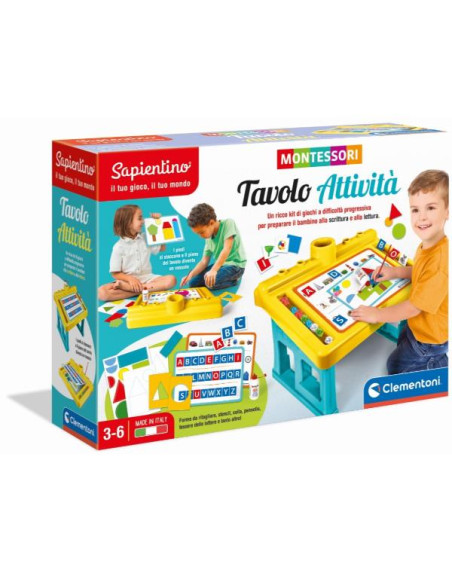 MONTESSORI TAVOLO ATTIVITÀ
