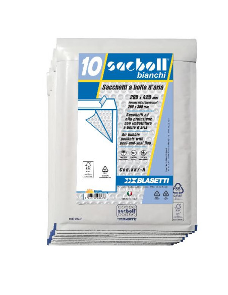 CF10 SACCO IMBOT/BIANCO 29X42CM
