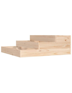 Fioriera 78x78x27 cm in Legno Massello di Pino 2