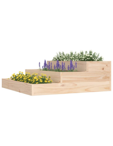 Fioriera 78x78x27 cm in Legno Massello di Pino